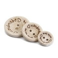 thumbnail image 2 of 150Pcs Wooden Sewing Knitting Buttons Diy Handcraft Craft Decorations Sewing Clothes Fastener Sewing Craft Decorations, 2 of 9