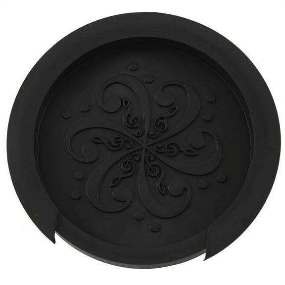 Acoustic Guitar Sound Hole Cover Block Plug Screeching Halt for 40"/41" EQ Black xwm25