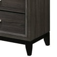 thumbnail image 4 of 50 Inch Classic 5 Drawer Tall Dresser Chest with Metal Handles Oak Gray - Saltoro Sherpi, 4 of 6