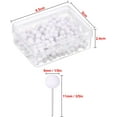 thumbnail image 3 of Map Tacks Push Pins Small Size 300 Packs (White, 1/5 Inch), 3 of 5