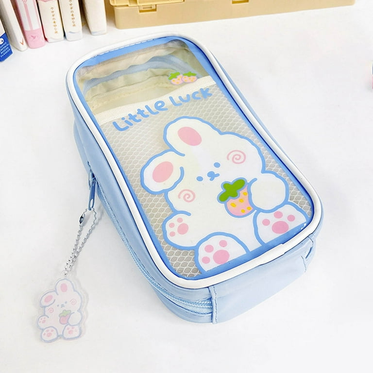 Kawaii Pencil Case Large Capacity Pencil Bag Pouch Holder Box For