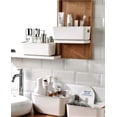 thumbnail image 4 of Plastic Storage Bins,10.585.5" Versatile Kitchen Pantry Organization and Storage,Under Sink Bathroom Organizer (1 Pack Medium, White), 4 of 4