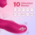 thumbnail image 4 of 3 in 1 Dildo Vibrators for Women,KERERO Sex Toys for G Spot Pleasure with 10 Powerful Vibrating & 5 Licking Modes,Waterproof Dual Motor Vibrator for Women Adult Sex Toy, 4 of 6