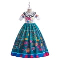 thumbnail image 2 of Ropa para niños, vestido de princesa con estampado de casa completa mágica, vestido para niños, ropa de actuación de cosplay, 2 of 3