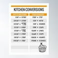 thumbnail image 2 of Kitchen Measurements Chart Poster Wall Art, Modern Wall Decor For Living Room Bedroom, 12x18 UNFRAMED, 2 of 3