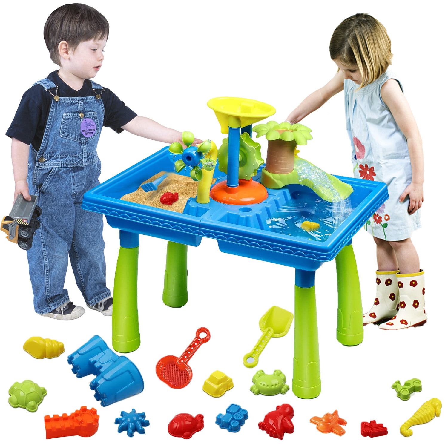 Liwarace Sand Water Tables For Toddlers 1 4 Year Old Outdoor Toys 