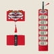 thumbnail image 1 of Fiudx Sobre Rojo con Elegante Borla, Gran Capacidad con 6 Ranuras para Tarjetas, Exquisitos Motivos de Bendición, Ideal para Regalos de Primavera, Bodas y Cumpleaños. Tamaño: 17,5 X 9,5 Cm., 1 of 6