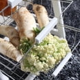 thumbnail image 3 of Ktaxon Wood Kitchen Storage Rolling Cart Dining Trolley Storage Cabinet W/ Drawers,White, 3 of 8