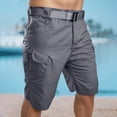 thumbnail image 3 of Shorts for Men Summer Casual Slim Fit Stretch Lightweight Outdoor Gym Cargo Shorts with Pockets, 3 of 5