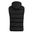 thumbnail image 2 of MADHERO Men's Lightweight Sleeveless Puffer Vest with Hood Water-Resistant Outdoor Vest Jacket Black Size XL, 2 of 6