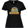 thumbnail image 3 of Inktastic Aloha Palm Women's Plus Size T-Shirt, 3 of 5