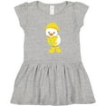 thumbnail image 3 of Inktastic Cute Duck, Baby Duck, Duck in Raincoat, Rain Girls Toddler Dress, 3 of 5