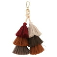 thumbnail image 2 of Colorful Tassel Pendant Ethnic Style Soft And Comfortable Perfect For Keychain Craft Bags, 2 of 8