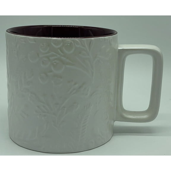 Starbucks 2022 Christmas Holiday White Winter Coffee Mug New