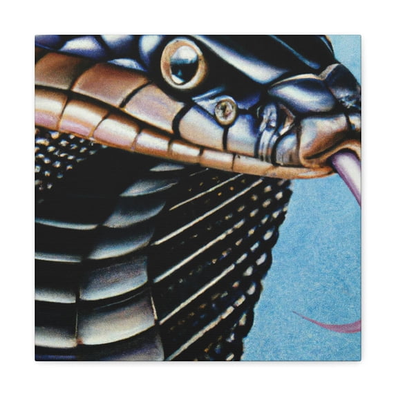 Crowned King Cobra - Canvas