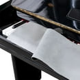 thumbnail image 1 of Piano Key Dustproof Cloth Cover Smooth Soft Touch Piano Keyboard Cover for Home Piano Accessories  Black 126*18cm, 1 of 6