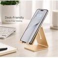 thumbnail image 5 of Cell Phone Desk Stand Holder, 1-Pack Aluminum Desktop Stand for Compatible Smartphones and Tablets, TIKA, 5 of 7