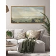 thumbnail image 6 of Drsoum Large 20x40in Natural Framed Countryside Vintage Wall Art Landscape Painting Retro Meadow Classical Scenery Farmhouse Kitchen Living Room Decor, 6 of 7