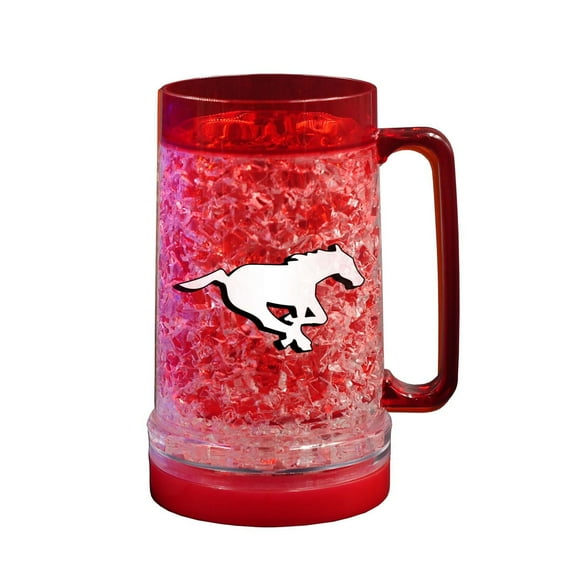 The Sports Vault Light Up Freezer Mug Calgary Stampeders