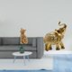 thumbnail image 2 of Figura Decorativa De Resina Con Forma De Animal, Ideal Para Decorar La Sala De Estar, El Dormitorio, Estantes, Escritorios, Entradas Y Librerías. Pieza De Colección., 2 of 8