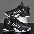 thumbnail image 4 of Men's High-Top Basketball Sneakers, Durable Leather Performance Shoes with Non-Slip Sole for Sports, Training, and Casual Wear, 4 of 9
