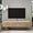 Sapphire Oak and White, variant on Maykoosh Urban Oasis 65 Inches Luxurious and Durable Floating TV Stand Wall Mounted Entertainment Center with Cable Management, Sturdy Floating Entertainment Center White and Sapphire Oak