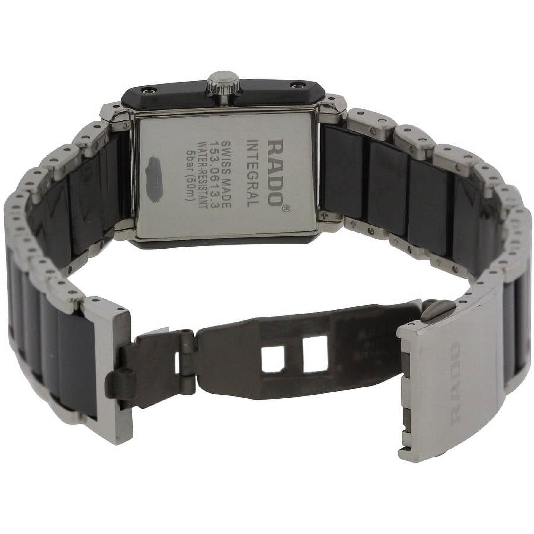Rado Integral Jubile Black Dial Men's Watch R20204712 Rado Integral Jubile Black Dial Men's Watch R20204712
