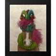 thumbnail image 2 of Fab Funky 20x24 Black Modern Framed Museum Art Print Titled - Horse Strawberry Fool, 2 of 5