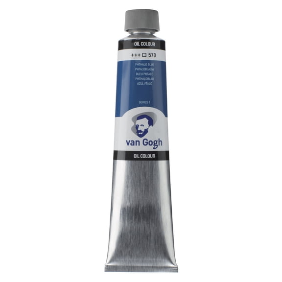 Van Gogh Oil Color, 200ml Tube, Pthalo Blue