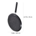 thumbnail image 2 of Pan Frying Non Stick Cast Iron Griddle Breakfast Pans Fry Grill Skillet Flat Omelet Egg Nonstick Wok Skillets Pancake, 2 of 9