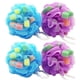 thumbnail image 2 of Loving Heart Bath Balls Sponge For Kids Bathing Mesh Design Cleaning 4Pcs, 2 of 4