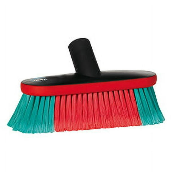 Vikan 9" Waterfed Vehicle Brush- Soft/Split, Transport Line - Black (4 Units)