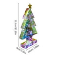 thumbnail image 4 of Fantastic Xmas Tree with Multicolor Changing LED Lights for Holiday Desktop Decoration and Indoor Display, 4 of 7