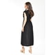 thumbnail image 3 of Vestido largo manga volantes Roman Fashion /Juvenil, 9940-SO (Negro) negro G, 3 of 5