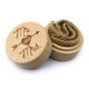 thumbnail image 1 of Caja para Anillos Haya Redonda Personalizada Con Marco Caja para Anillos Boda Campestre (JM01520) Mr And MrsTXW#301987.01, 1 of 10