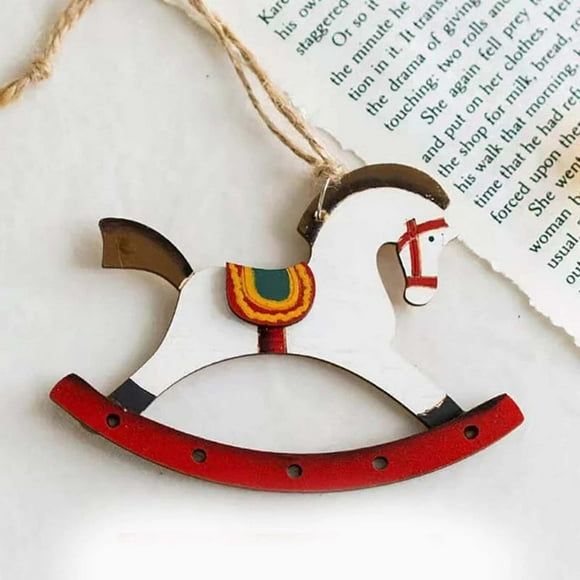 Xihbxyly Venta de Palets Colagantes de Madera para Decoración de Árboles de Navidad.