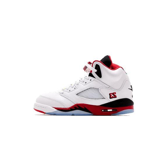 Jordan GRADE SCHOOL Air Jordan 5 GS "Fire Red - Black Tongue (2025)" HQ7980 101 HQ7980 101 from Stadium Goods