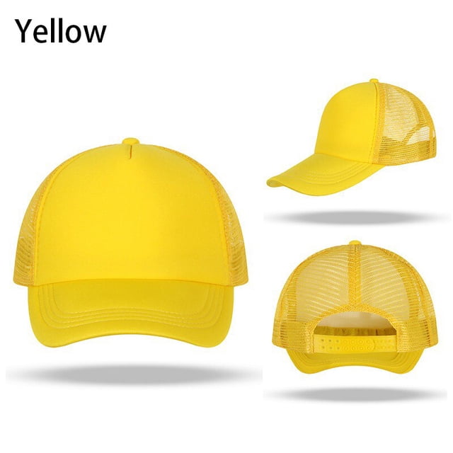 Gorra de béisbol con logotipo personalizado para niños, gorro de camionero con diseño personalizado, 100% poliéster, malla en blanco, 1 unidad