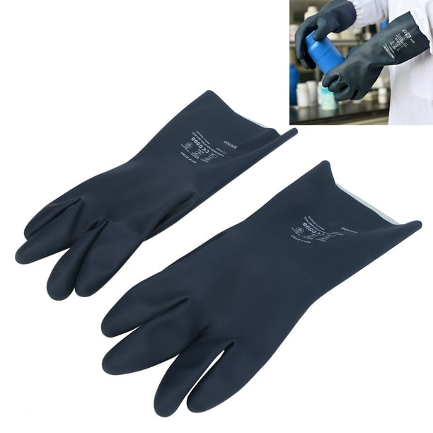 HandCrew Medium/Large Nitrile Chemical Handling Gloves, (1-Pair) in the  Work Gloves department at