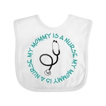 Inktastic My Mommy is a Nurse Boys or Girls Baby Bib