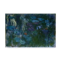 Trademark Fine Art 'Water Lilies' Canvas Art by Claude Monet