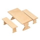 thumbnail image 2 of Mini Modelo de Muebles ANGGREK Banco de Mesa Largo de Casa de Muñecas de Bricolaje de Madera No Tóxica, 2 of 8
