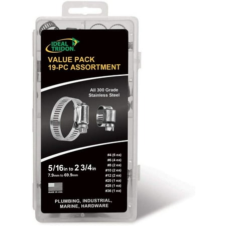 

Ideal Clamp 999044674051 Assortment Pack - 19 Piece
