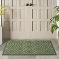 thumbnail image 5 of Nourison Versatile Diamond Geometric Flatweave Indoor Outdoor Area Rug Green 2' x 4', 5 of 8