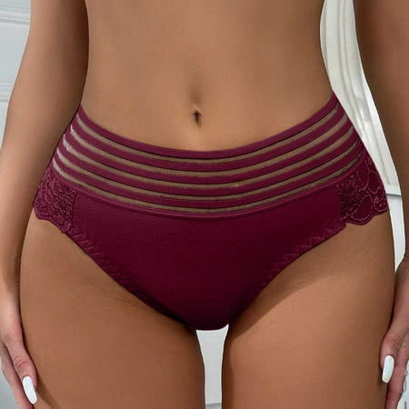 Matoen Women s Seamless Underwear Lace No Show Breathable Bikini Panties Invisible Underpants Panty for Womens