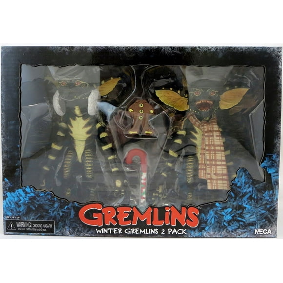 Gremlins 1984 6 Inch Action Figure 2-Pack Series - Gremlins Christmas Carol Winter Scene (No Head On Gingerbread Man)