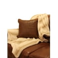 thumbnail image 2 of Sophie Throw Pillow, Brown (18"x18"x4"), 2 of 5