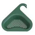 thumbnail image 1 of Cesta de colador para fregadero, filtro colgante triangular, estante de almacenamiento para fregadero (verde), 1 of 2