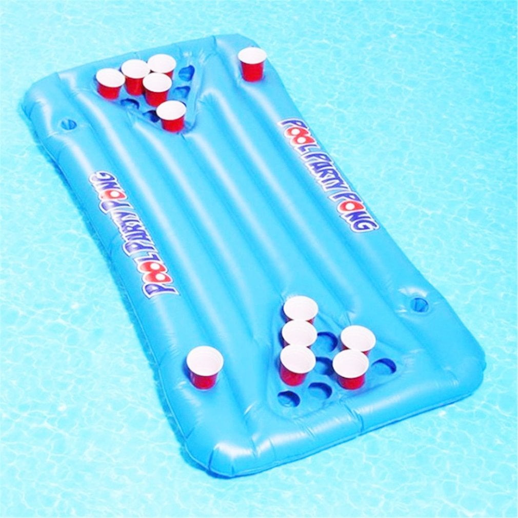 inflatable pool beer pong