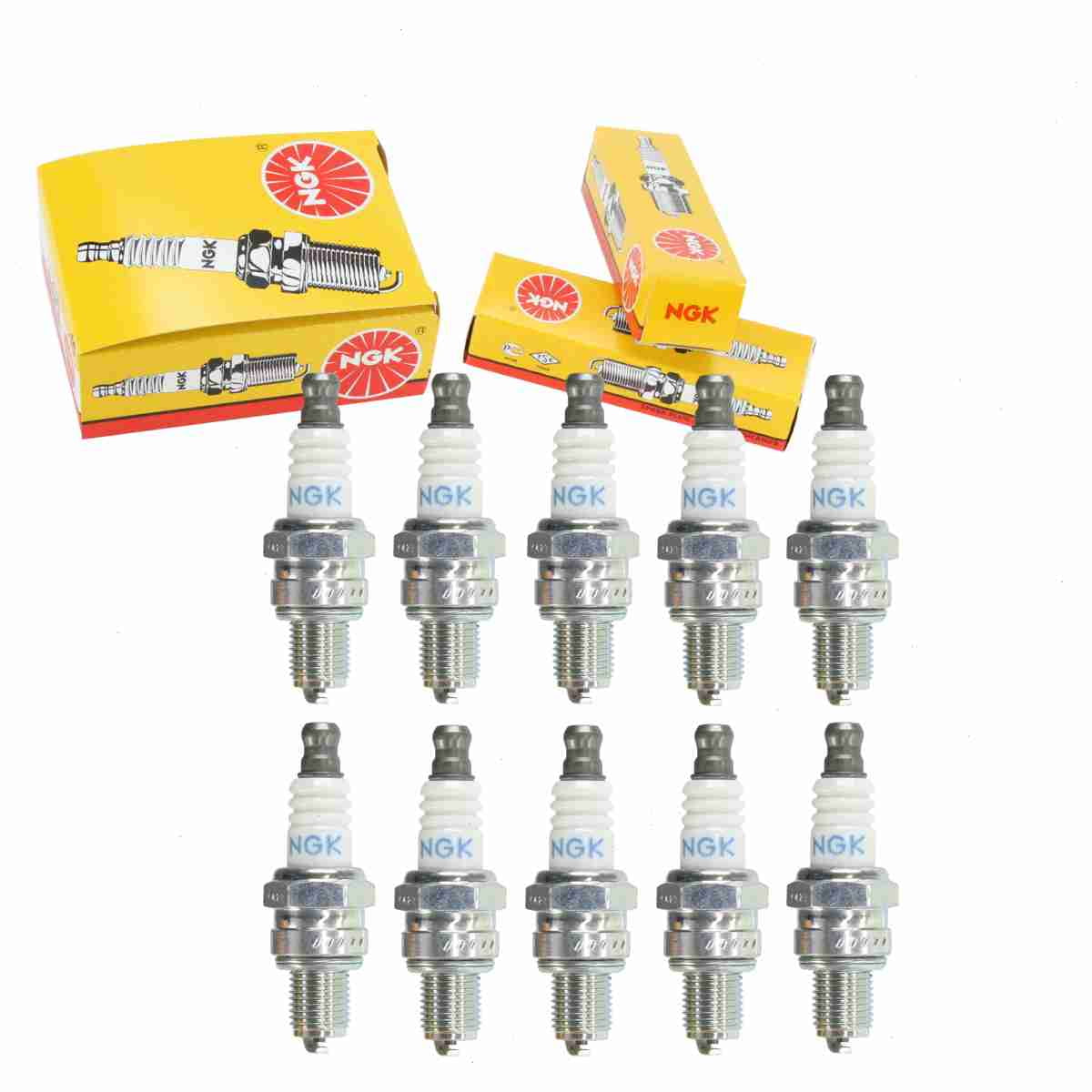 10 pc NGK 3365 Standard Spark Plugs for 168652-4 31916-Z0H-003 965 E3.24 RZ7C TY26707 USR4AC Ignition Wire Secondary
